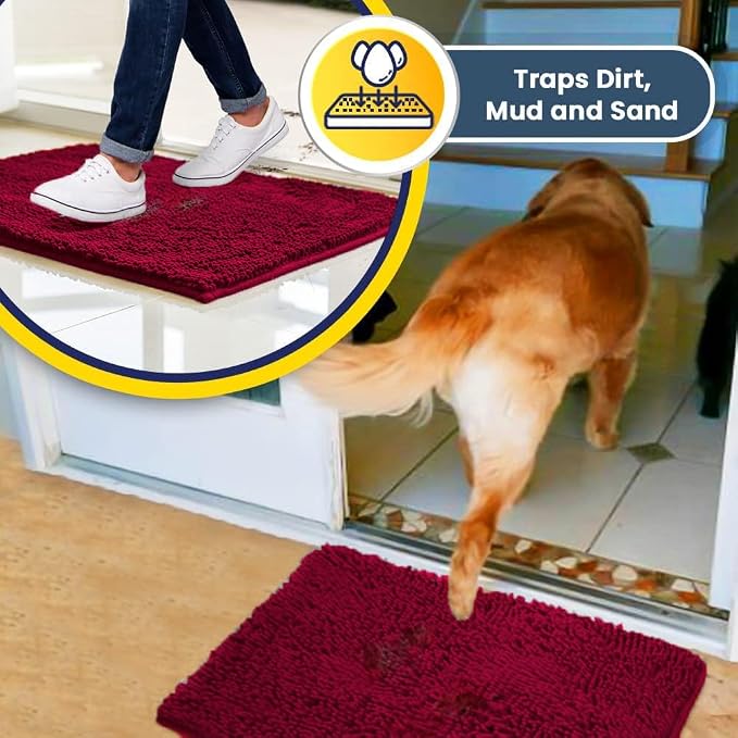 Muddy Mat® | Super Water Absorbent Door Mat Indoor, Microfiber Quick Dry