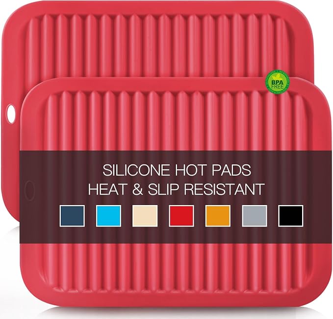 2 Pack Silicone Trivets