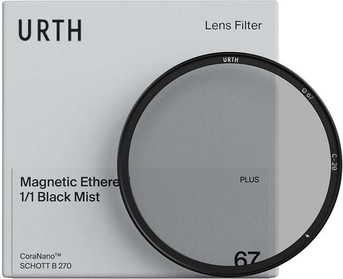 Urth 52mm Magnetic Ethereal Black Mist ¹⁄₁ Diffusion Lens Filter — Cinematic