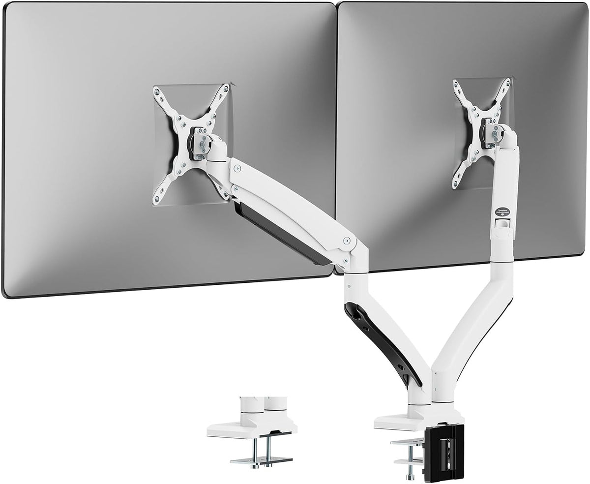 SIIG Dual Monitor Desk Mount, 17"-35", 33 lbs, VESA 75/100, CE-MT3211-S1