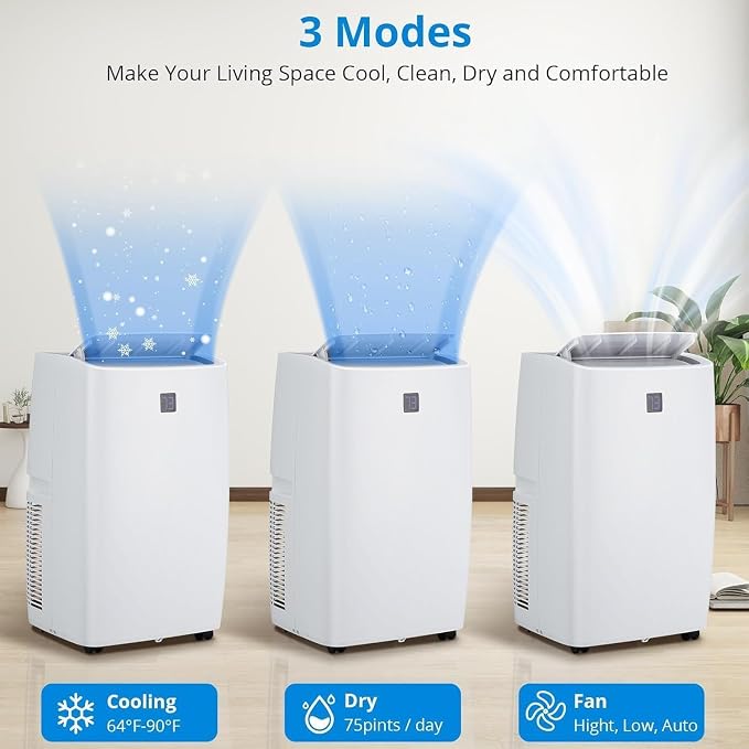Portable Air Conditioners, 12000 BTU Portable AC