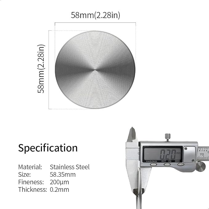 watchget 58mm Espresso Puck Screen