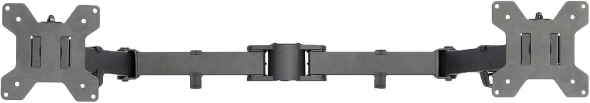 VIVO Black Dual Monitor Arm for Desk Stand, 13-27 in Screens, PT-SD-AM02A