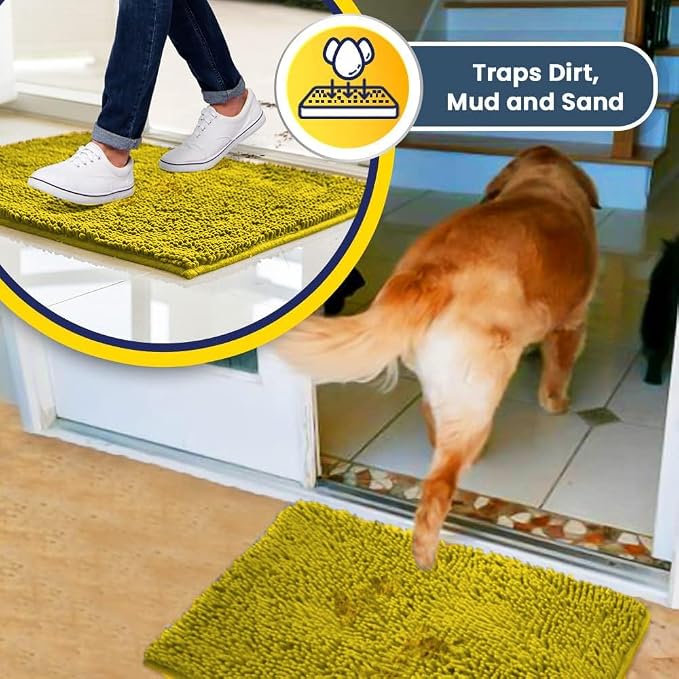 Muddy Mat® | Super Water Absorbent Door Mat Indoor, Microfiber Quick Dry