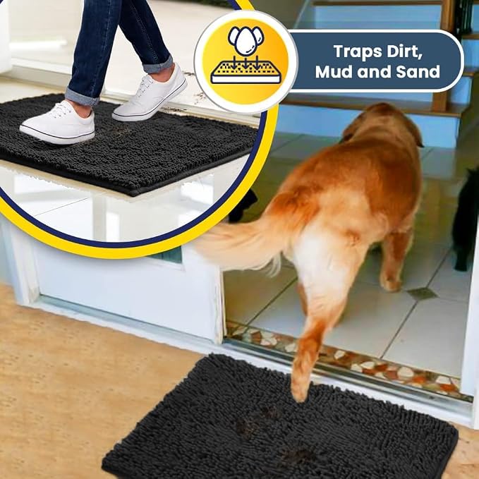 Muddy Mat® | Super Water Absorbent Door Mat Indoor, Microfiber Quick Dry