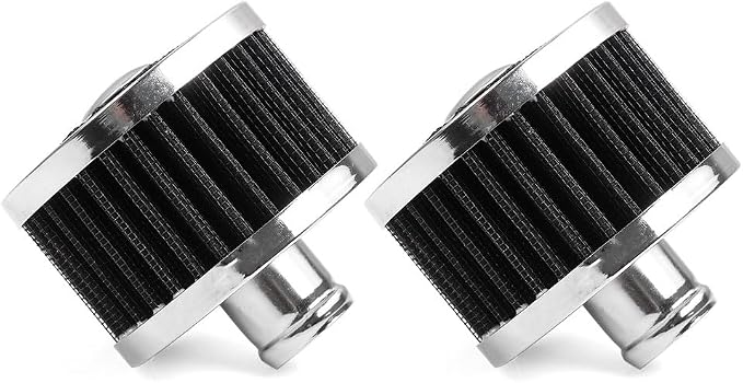 MUGE RACING 23mm Car Air Filter Universal Cold Air Intake Filter High Flow Vent