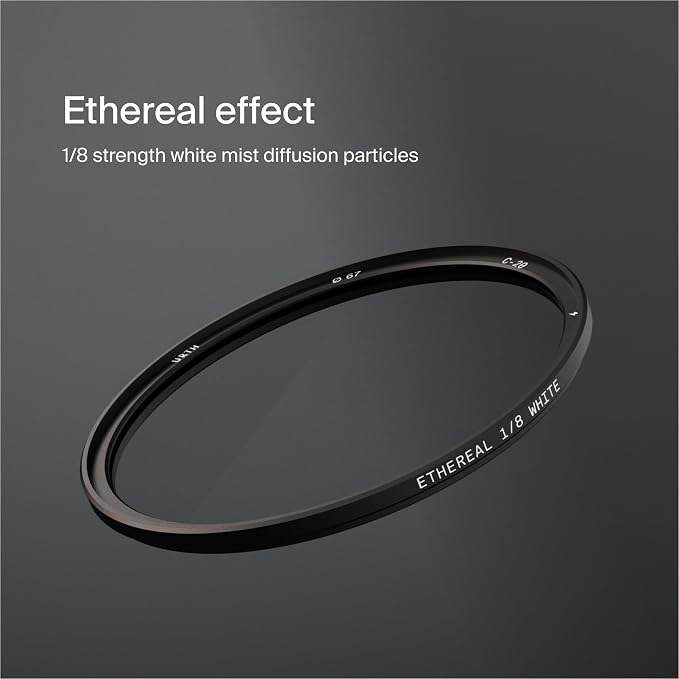 Urth 67mm Magnetic Ethereal White Mist ⅛ Diffusion Lens Filter — Cinematic