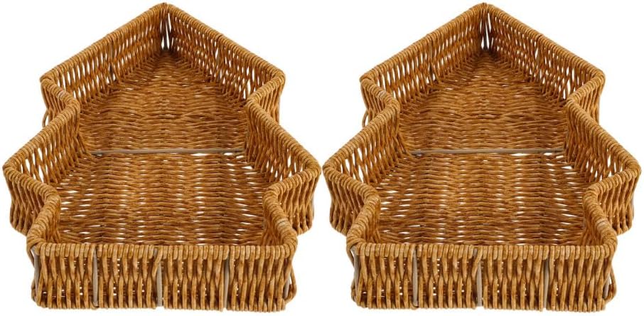 2pcs Shelf Baskets for Storage Small Space Stackable Christmas Organizer