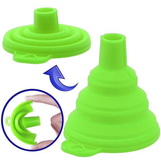 OIIKI 3D Printer Resin Filter, Stainless Resin Filter Cup + Silicone Funnel +