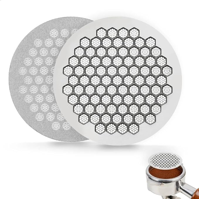 watchget 53mm Espresso Puck Screen Reusable Mesh Coffee Filter 0.8mm Thickness