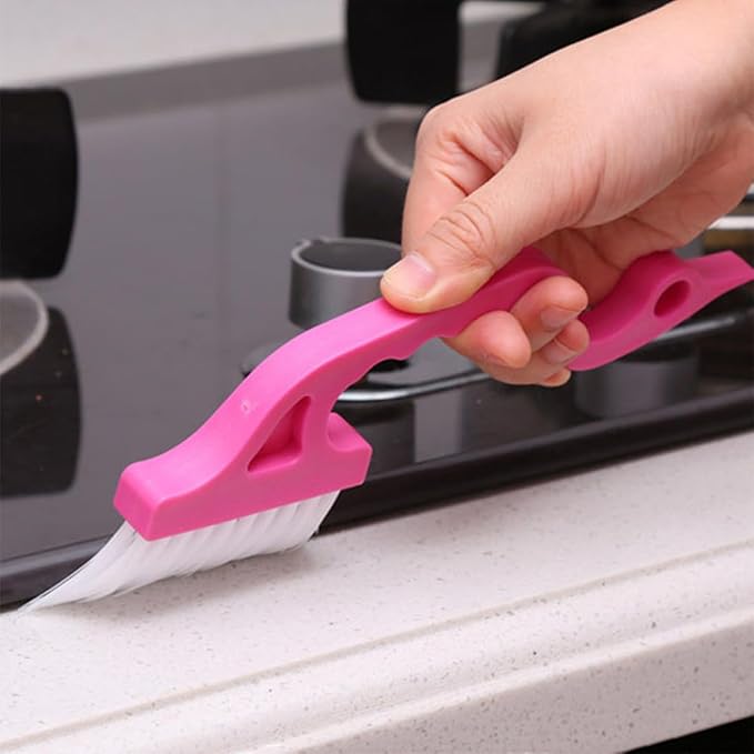 UPKOCH Window Groove Cleaning Brush Set 8pcs Window Gap Scrubber Brushes Dust