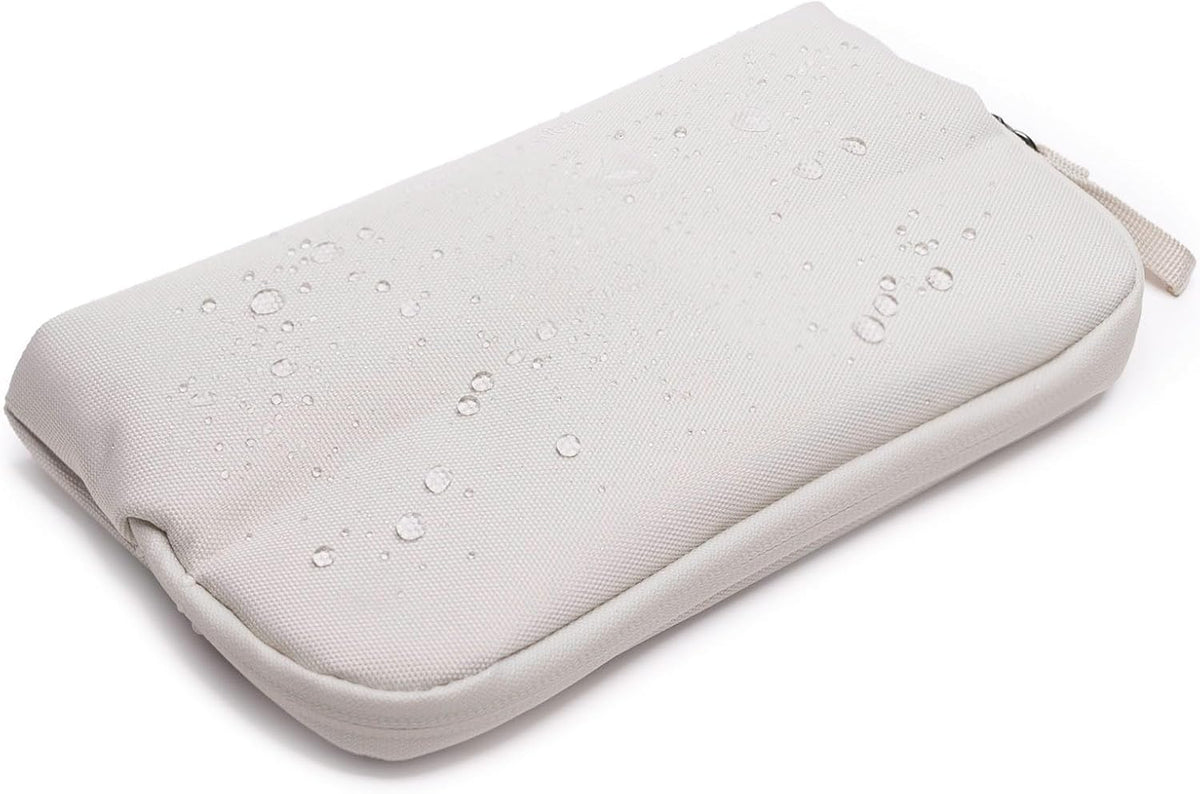orbitkey KonMari Desk Pouch - Stone Portable Tech Organizer