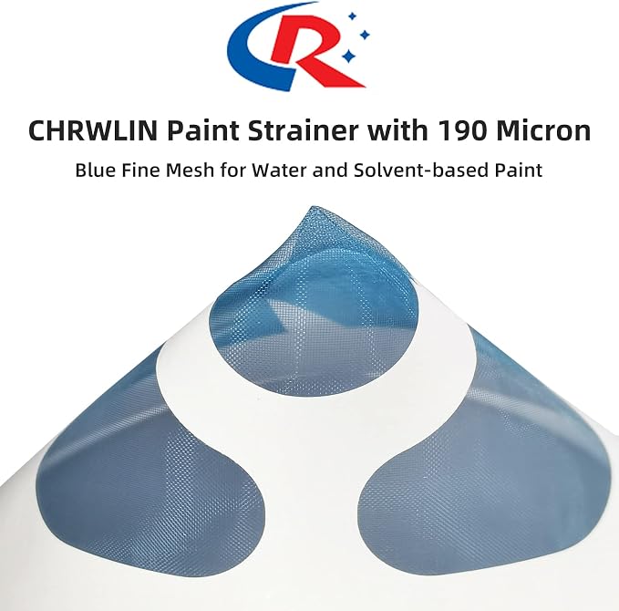 100 Pack of Paint Strainers, Paint Filter Strainer Paper Cone