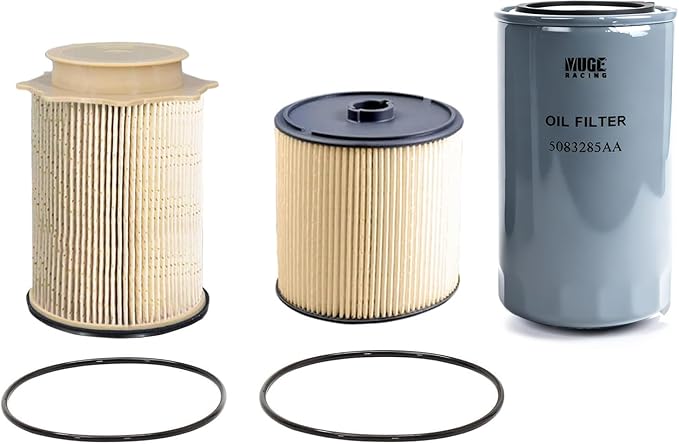 6.7L Cummins Fuel Filter Water Separator and Oil Filter Set Replacement