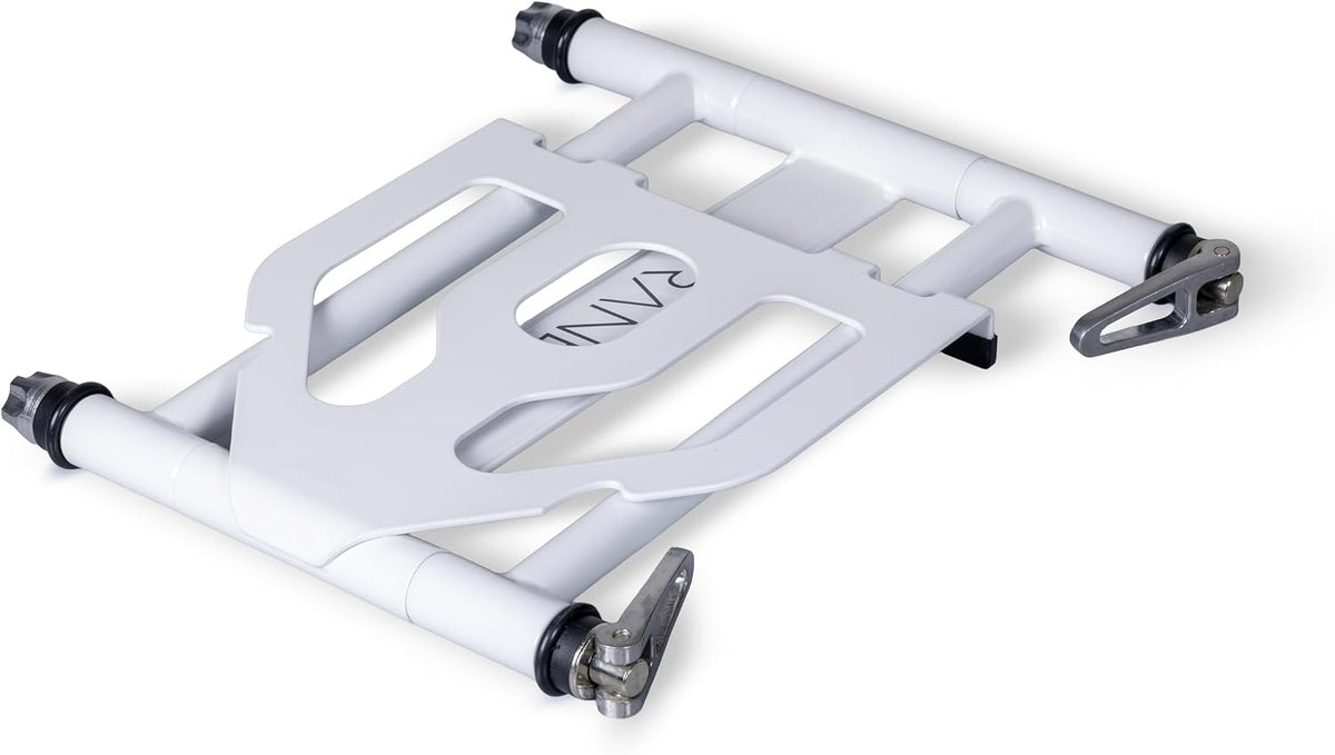 Plus Universal DJ Stand for Laptops, Tablets and Controllers with Nylon Carry Bag, White