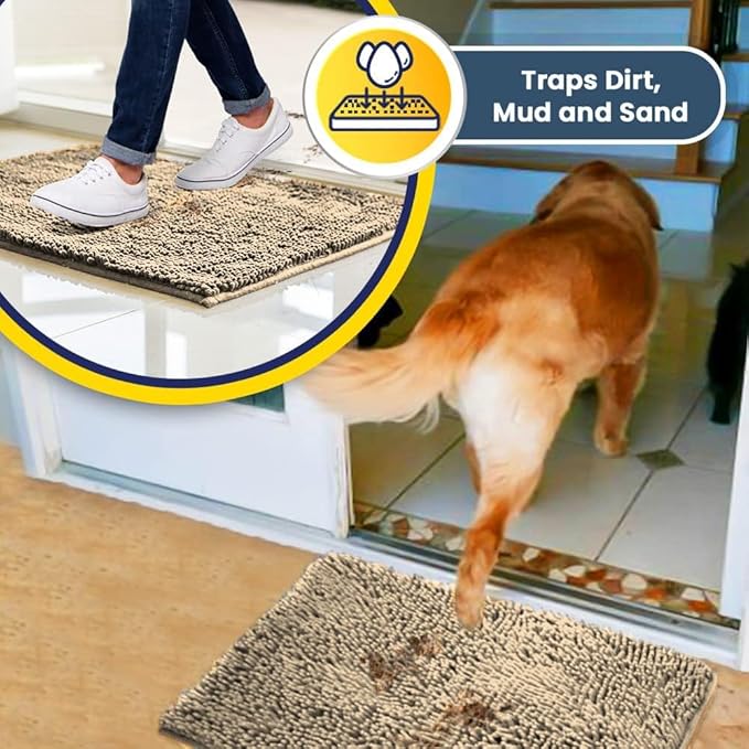 Muddy Mat® | Super Water Absorbent Door Mat Indoor, Microfiber Quick Dry
