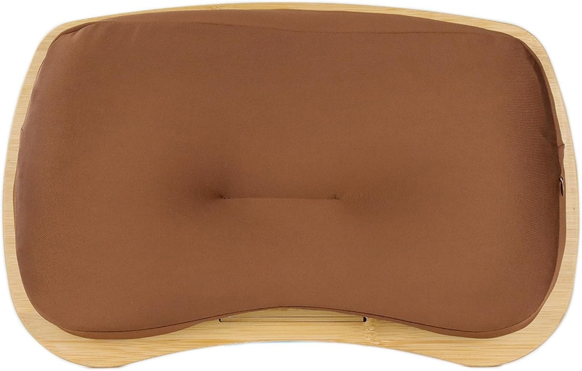 Bamboo Lap Desk for Laptop with Cushion-Fits up to 17 inch