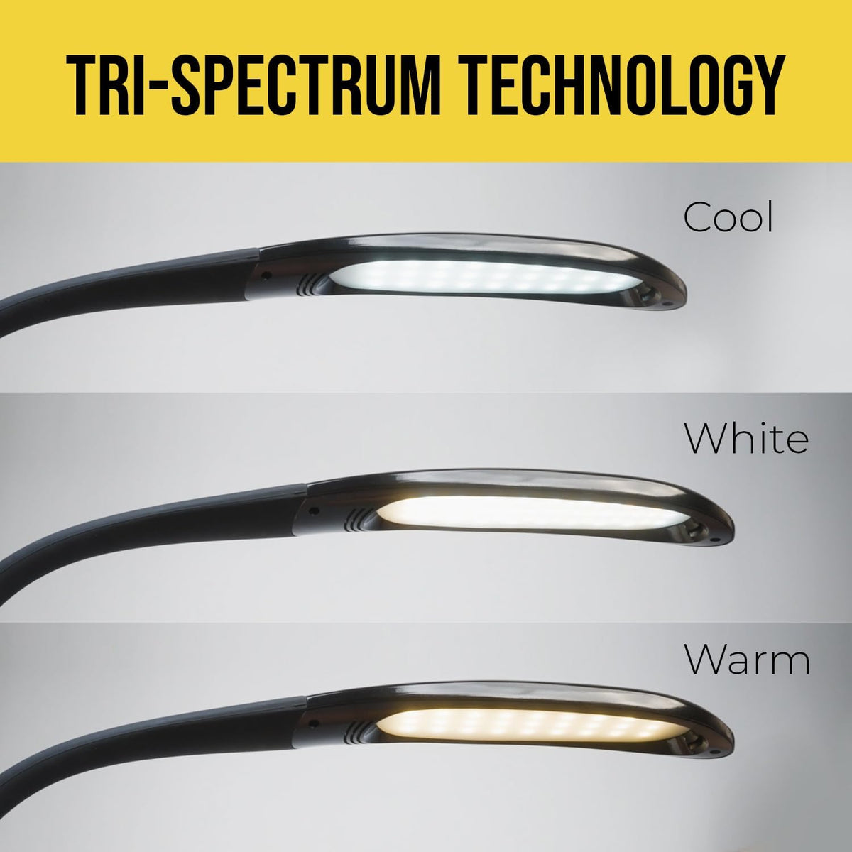 Two Task Lamp, 12W Adjustable Desk Lamp, Dimmable LED Light with Custom Color Temperature for Desk, Office, Bedroom, Living Room, Modern Design for Work, Study, Reading Needs, (Black)