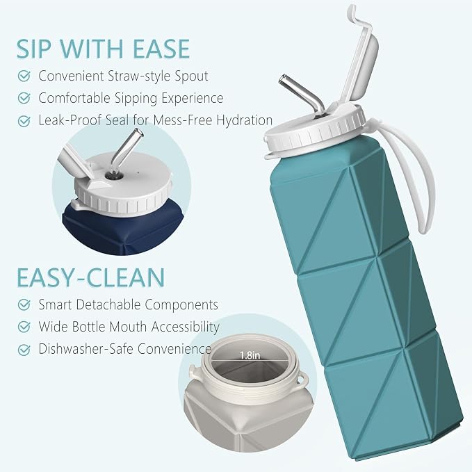 BEAUTAIL Collapsible Water Bottles