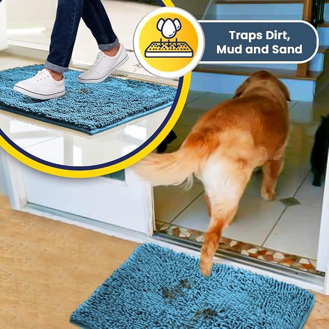 Muddy Mat® | Super Water Absorbent Door Mat Indoor, Microfiber Quick Dry