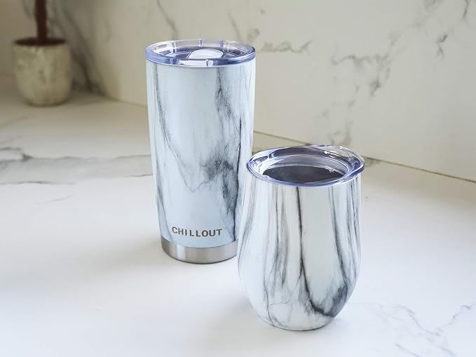 CHILLOUT LIFE 12 oz Stainless Steel Wine Tumbler