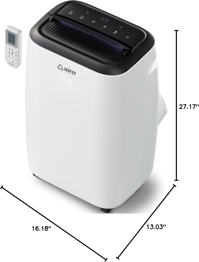 Portable Air Conditioners 10000 BTU AIRO COMFORT, AC Unit Floor Standing