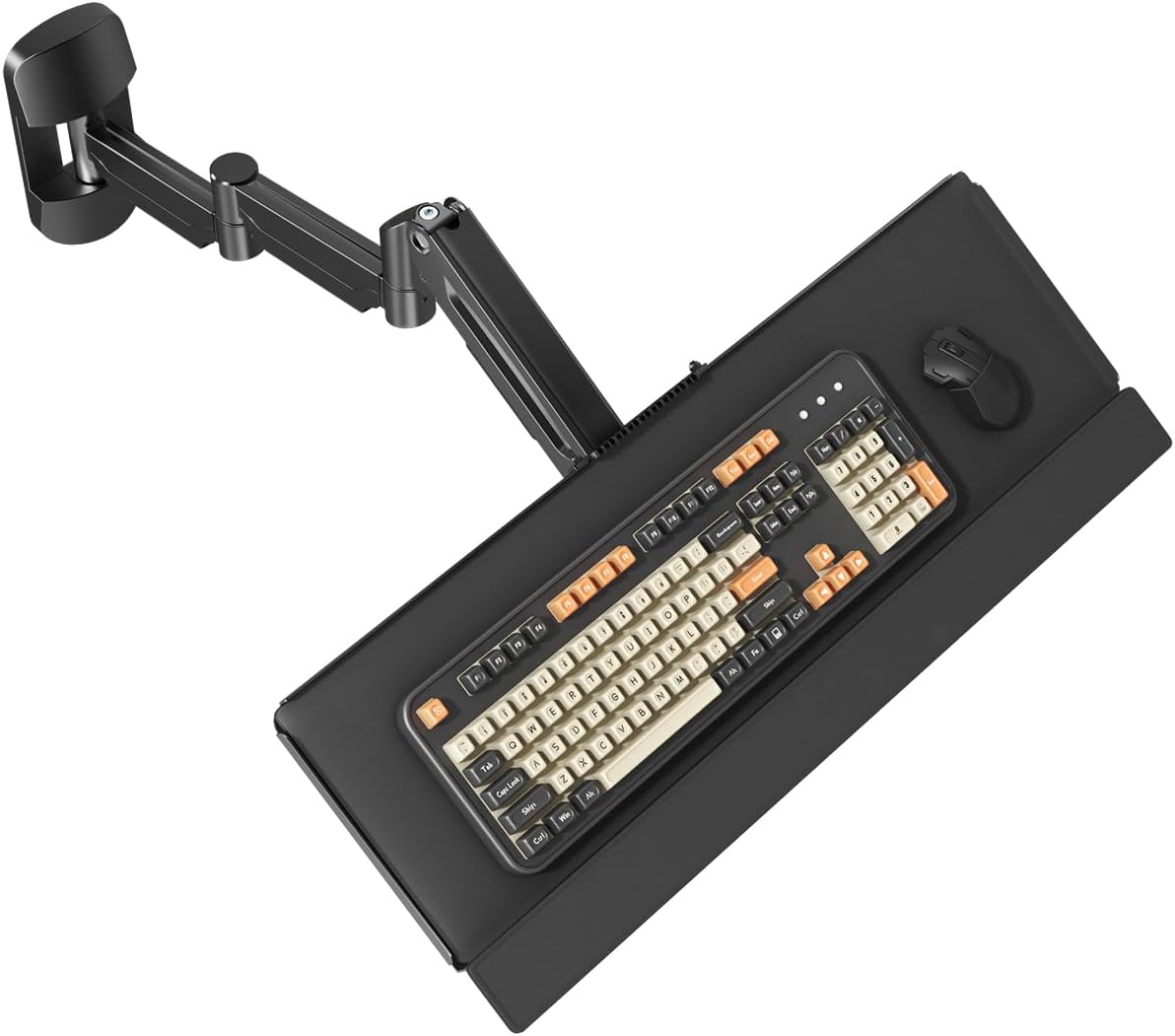 Extra Long Keyboard Wall Mount, 26 Inch Wall Mount Keyboard and Mouse Tray
