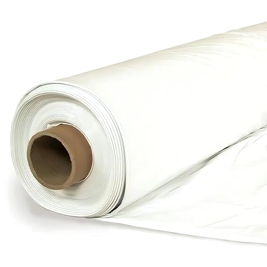 FPS Polyethylene Shrink Film - 7 mil Boat Shrink Wrap - White, 20' x 150'