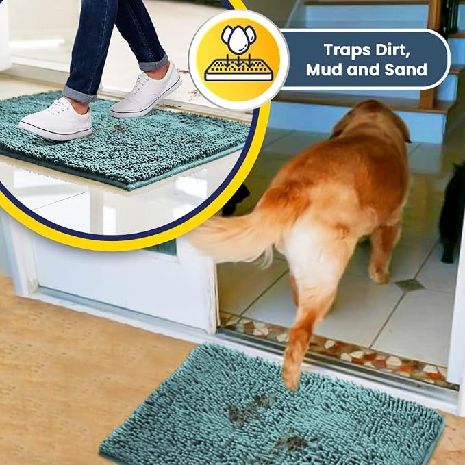 Muddy Mat® | Super Water Absorbent Door Mat Indoor, Microfiber Quick Dry