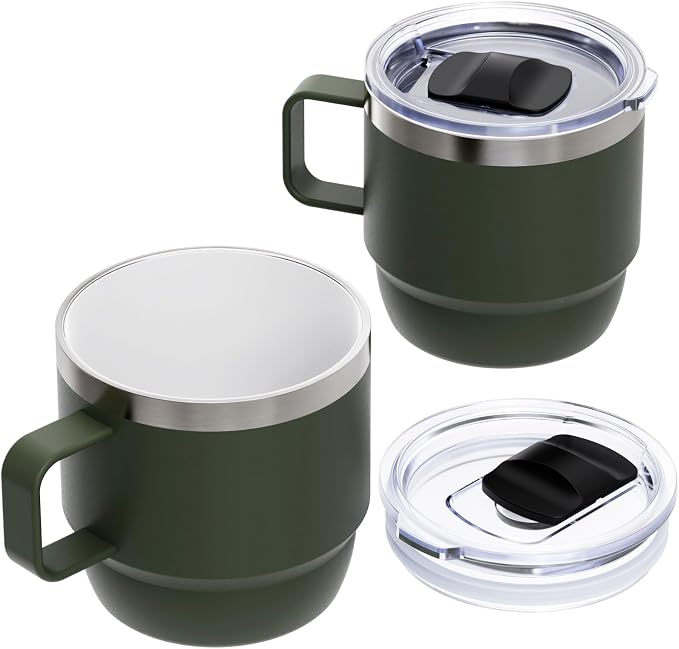 Zenbo 8 oz Stackable Coffee Mugs