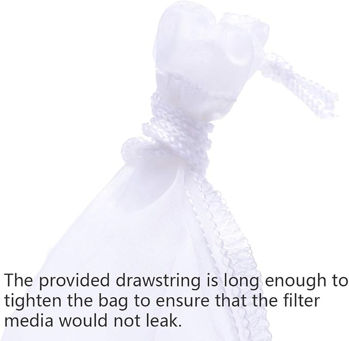 ALEGI 180 Micron Aquarium Filter Media Fine Mesh Bag