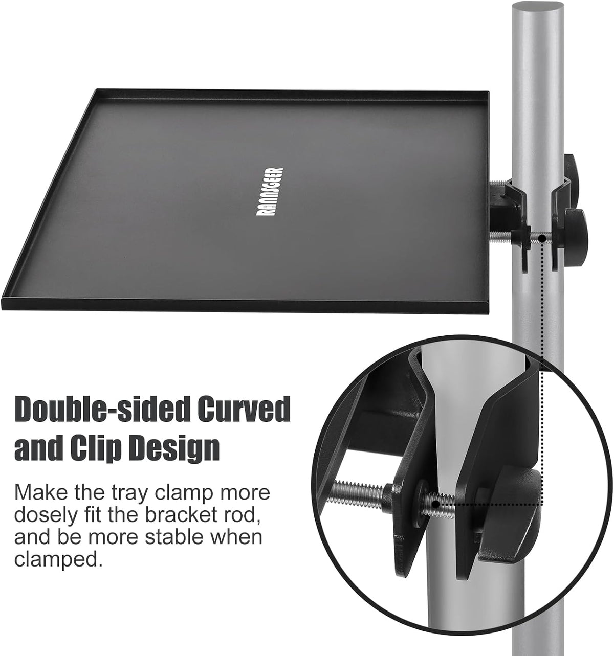 Microphone Stand Tray, 10.8 X 7.8