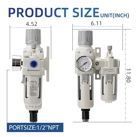 1/2" Auto-Drain FRL Assembly
