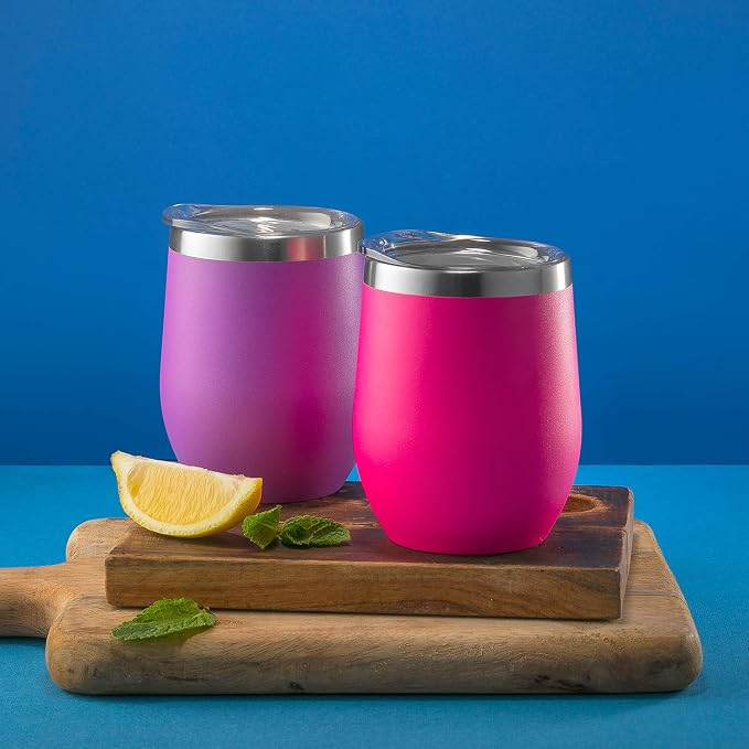CHILLOUT LIFE 12 oz Stainless Steel Wine Tumbler
