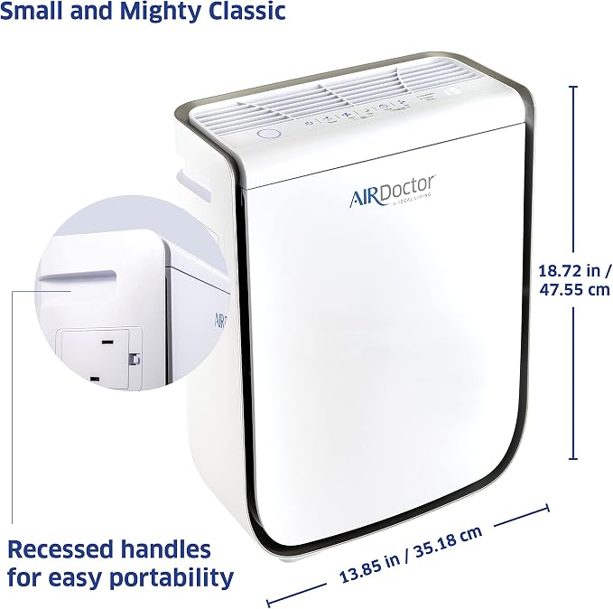 AIRDOCTOR AD2000 Air Purifier for Small & Medium Rooms and Small Bedrooms. 3