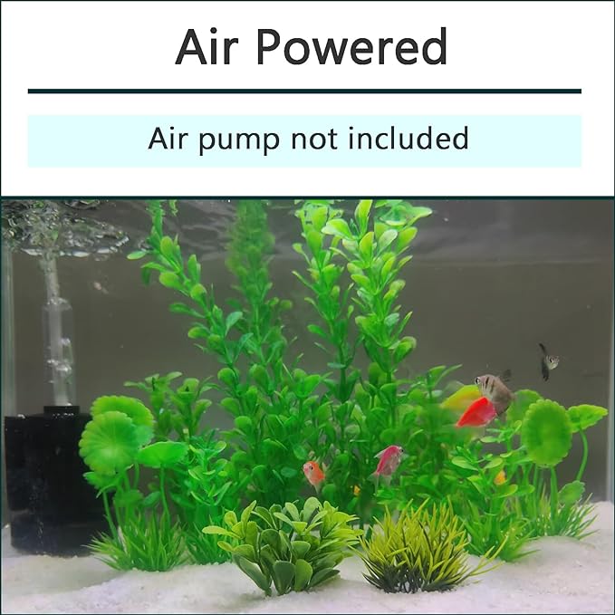 AQUANEAT Aquarium Air Powered Sponge Filter, Fish Tank Bio Bubble Filter