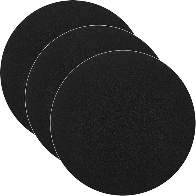 3 Pack Charcoal Filters for Compost Bucket, 6.7inch Compost Filter for