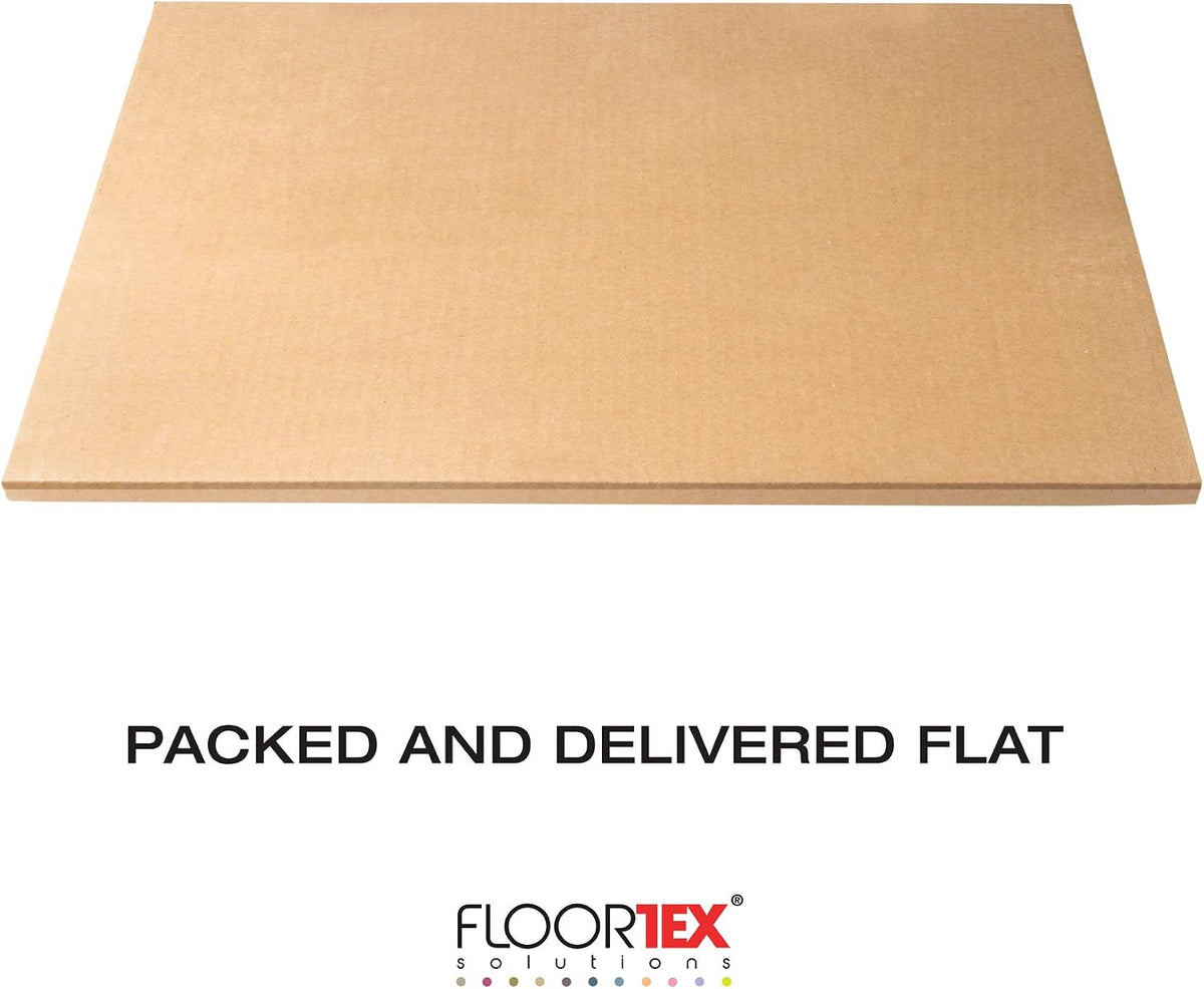 Floortex Poly Rctglr Lipped ChairMat Plush Pile Carpet47X35 (FC118927LR)