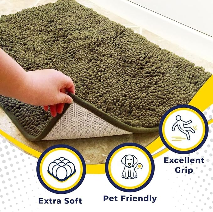 Muddy Mat® | Super Water Absorbent Door Mat Indoor, Microfiber Quick Dry