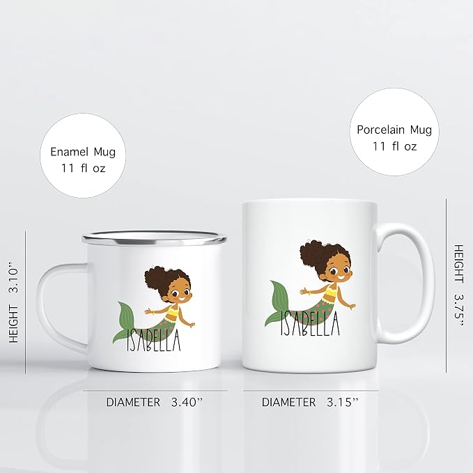 Personalized Mug for Kids, Girls | Customized Hot Chocolate, Coffee & Milk Cup