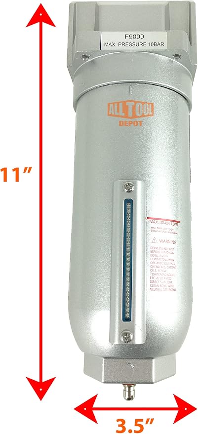 3/4" NPT SUPER DUTY Industrial Grade Particulate Filter/Water Trap