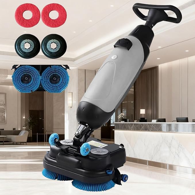 Commercial Floor Scrubber Machine Lightweight Electric Floor Cleaner