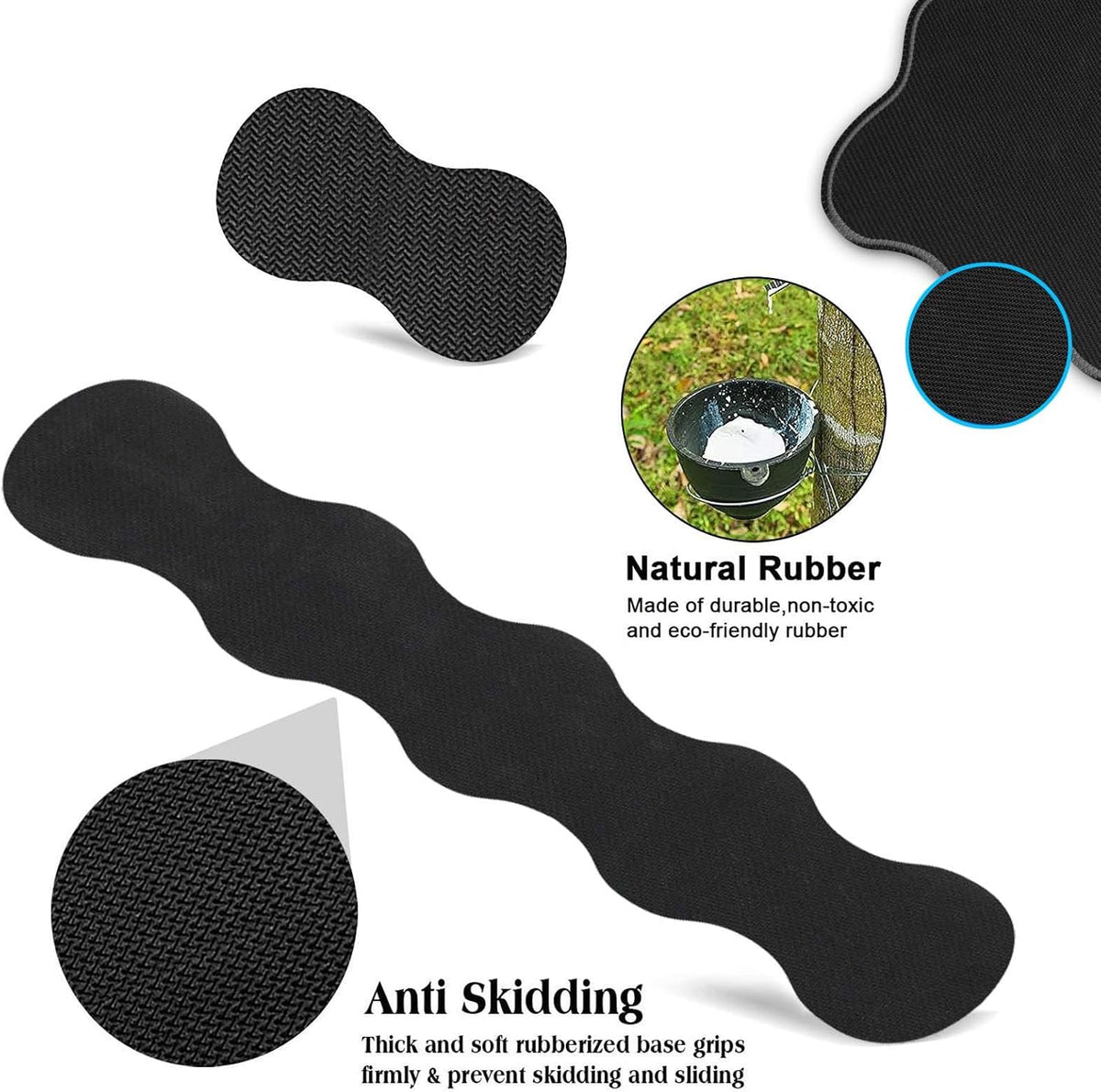 4 in 1 Desk Mat Set,Mouse Pad with Keyboard Wrist Rest,Wave-Shaped Design,Non-Slip Rubber Base,Waterproof,for Home,Office,Gaming,Starry Night