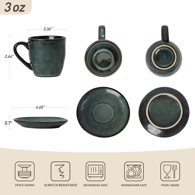 famiware Ocean Espresso Cups