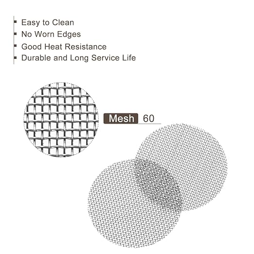 MECCANIXITY Pipe Screen Stainless Steel Screens, 13/16 Inch Diameter
