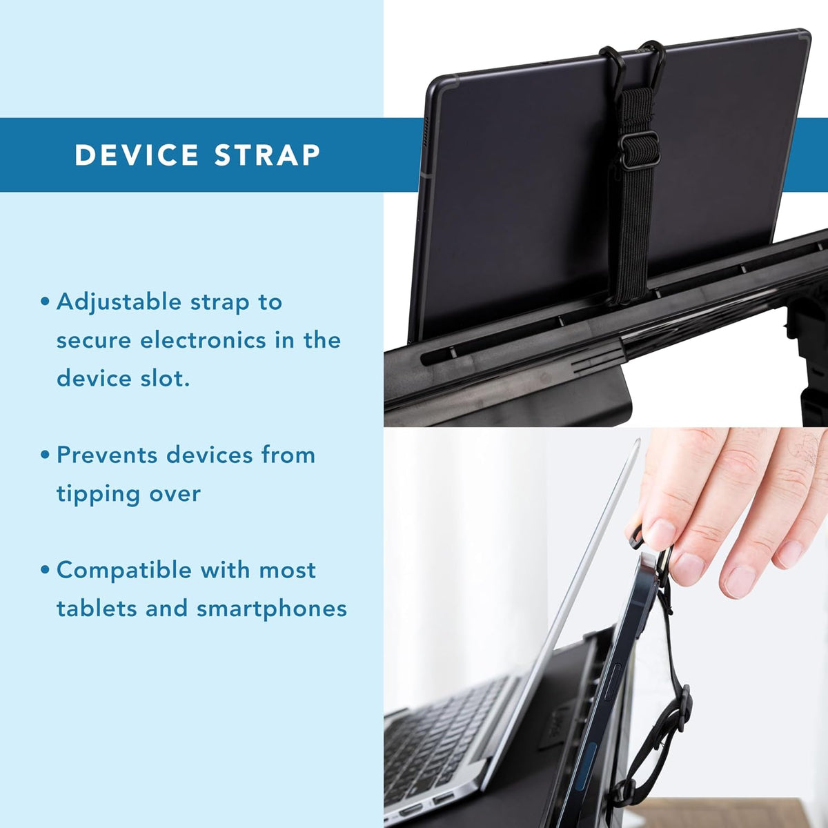 LAPGEAR Easy Tilt Bed Desk - Black, Fits 17.3" Laptops