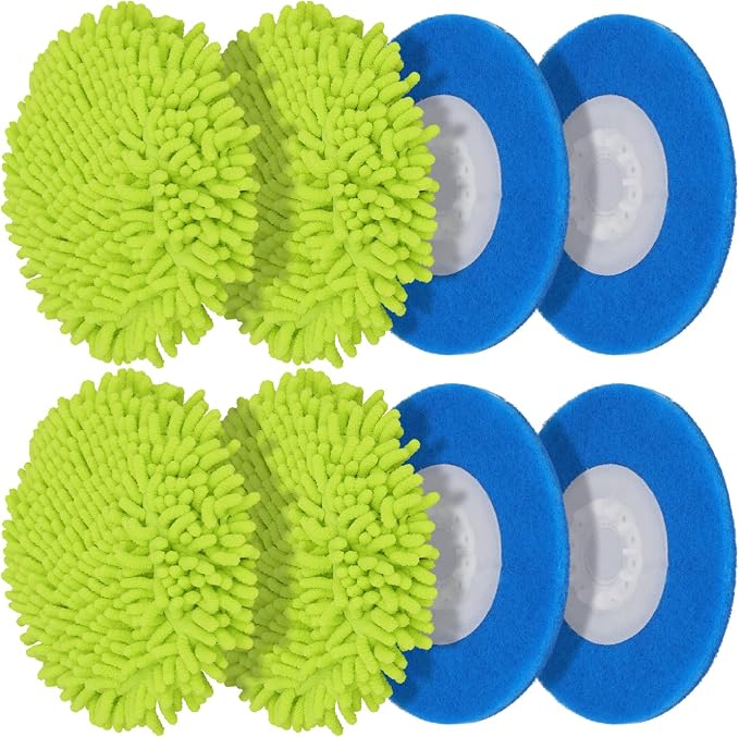 Magic Sponge Eraser Pads and Microfiber Chenilles Pads