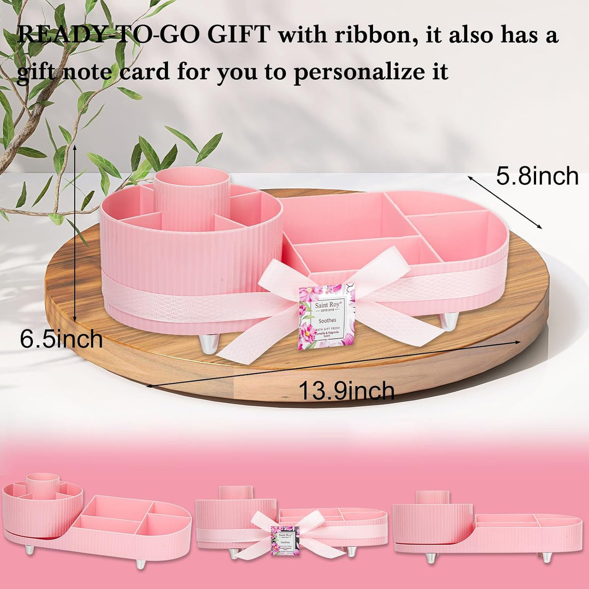 27 Pcs Spa Day Gifts Basket for Women, Camellia Magnolia Bath and Body Gift