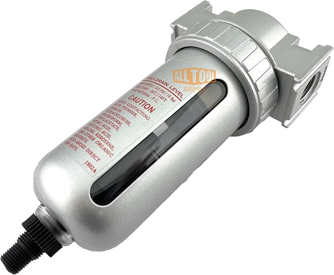 1/2" NPT MID FLOW Particulate Filter/Water Trap