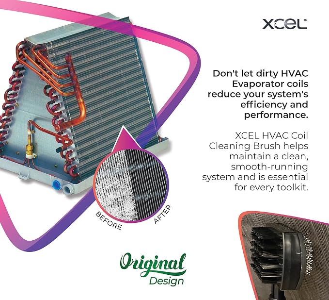 XCEL Advanced HVAC Coil Cleaning Fin Brush